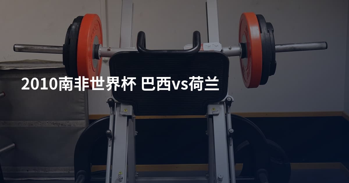 2010南非世界杯 巴西vs荷兰