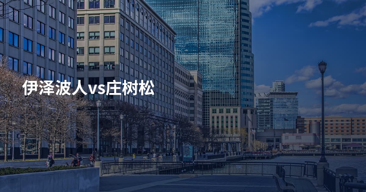 伊泽波人vs庄树松