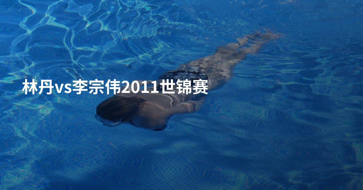 林丹vs李宗伟2011世锦赛