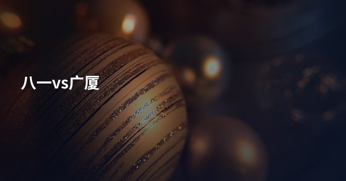 八一vs广厦