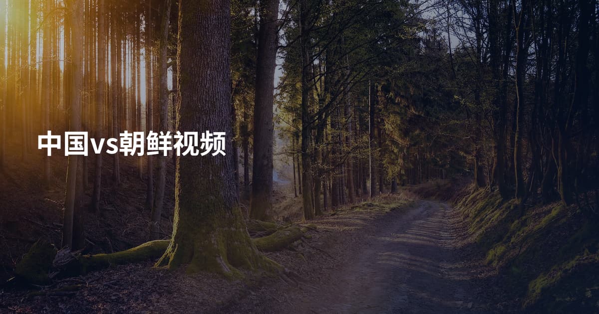 中国vs朝鲜视频