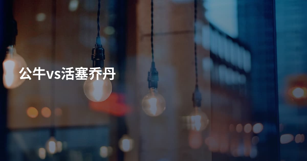 公牛vs活塞乔丹