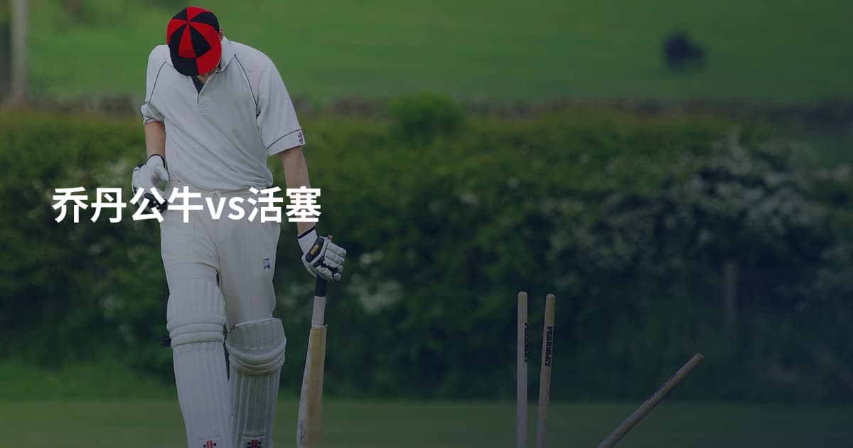 乔丹公牛vs活塞