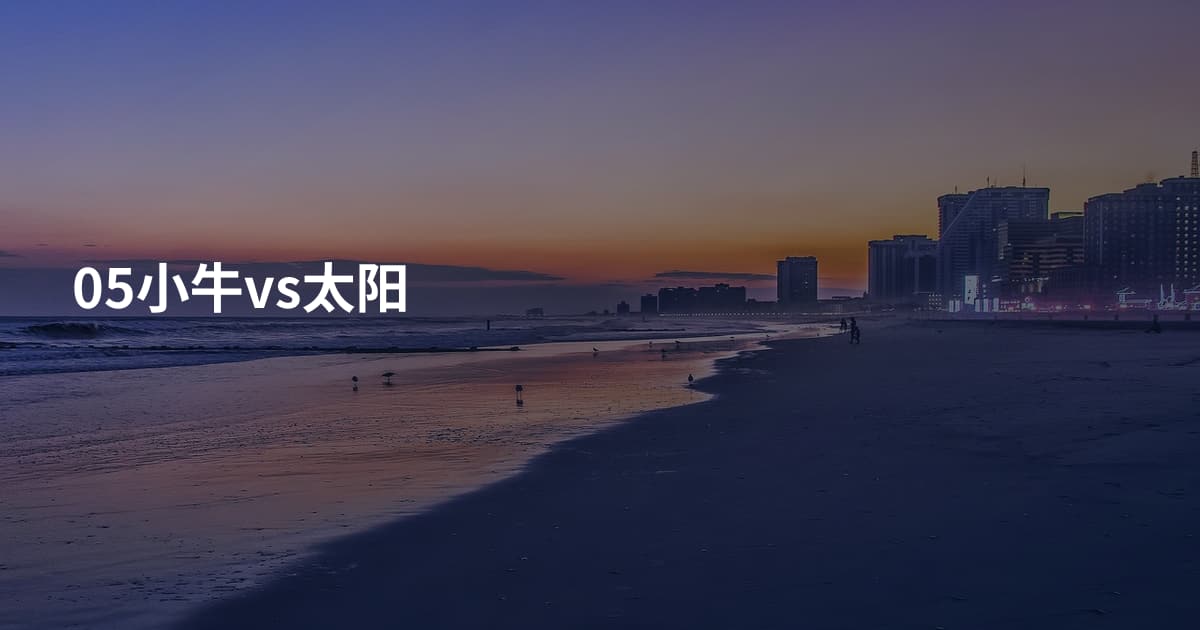 05小牛vs太阳