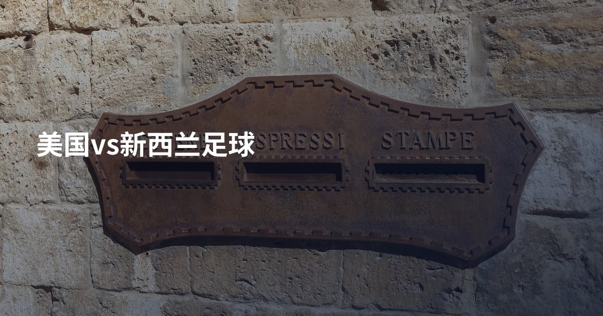 美国vs新西兰足球