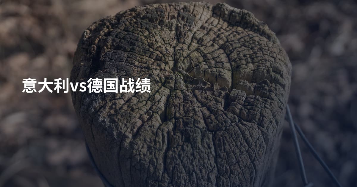 意大利vs德国战绩