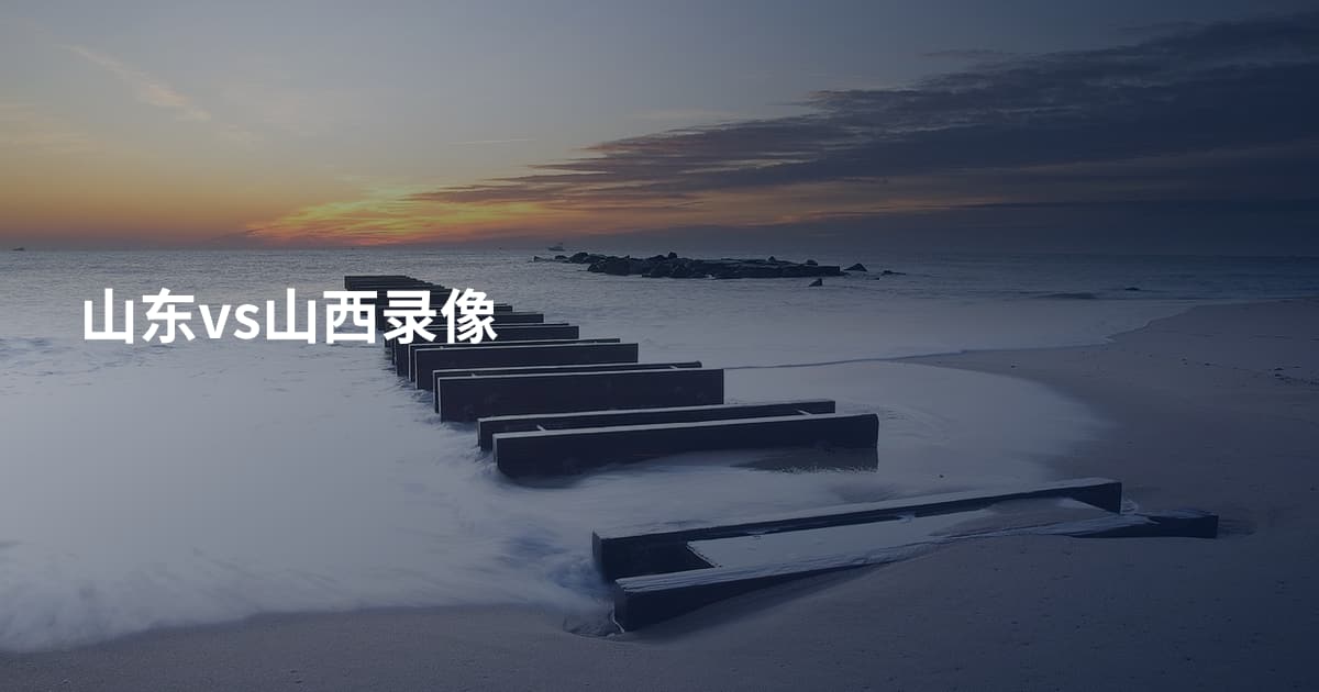 山东vs山西录像