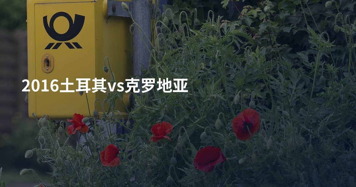 2016土耳其vs克罗地亚