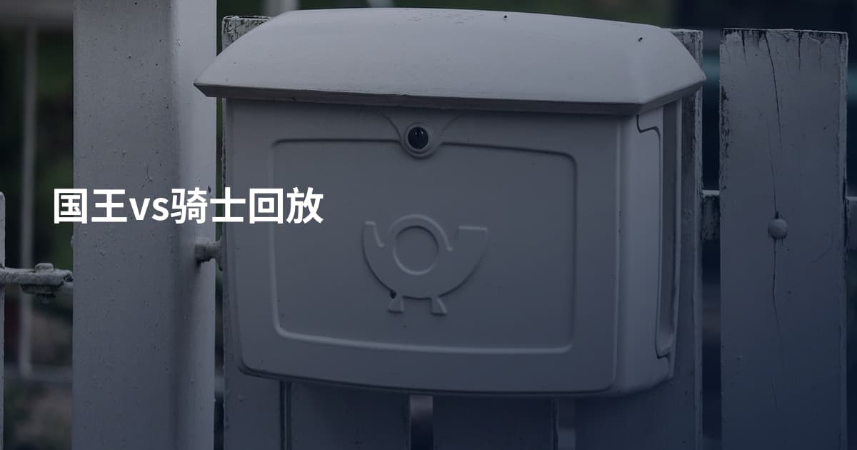 国王vs骑士回放