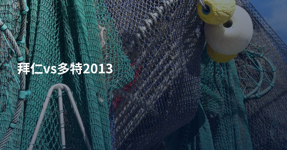 拜仁vs多特2013