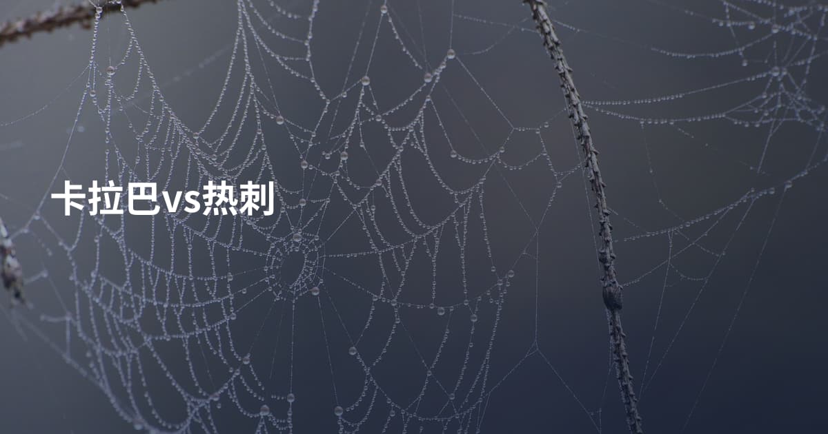 卡拉巴vs热刺