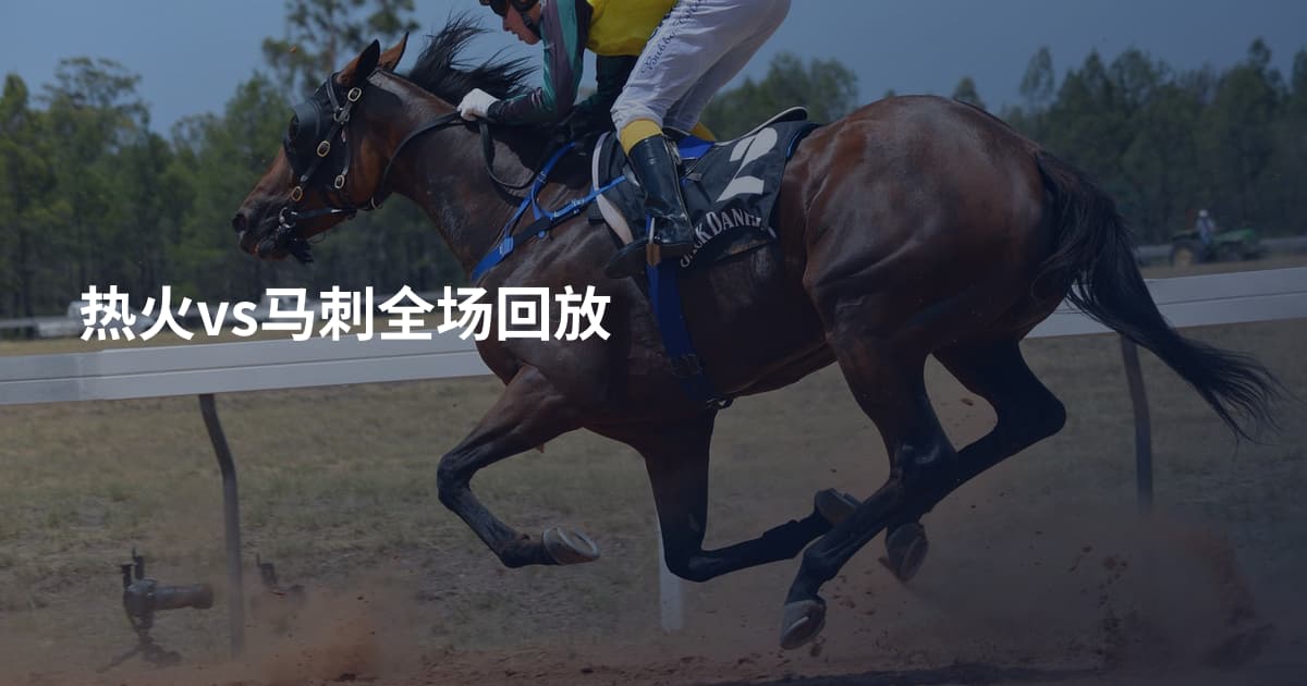 热火vs马刺全场回放