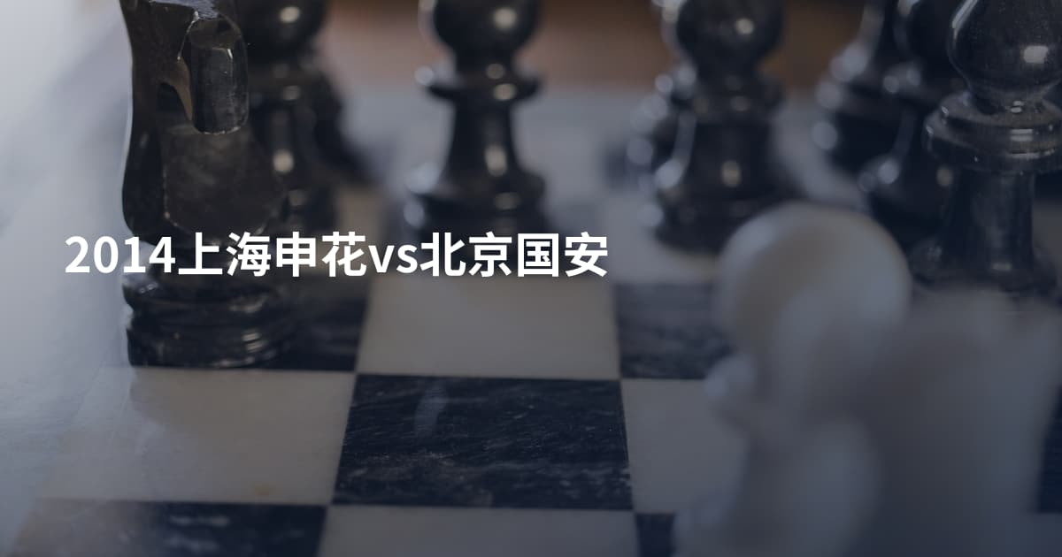 2014上海申花vs北京国安