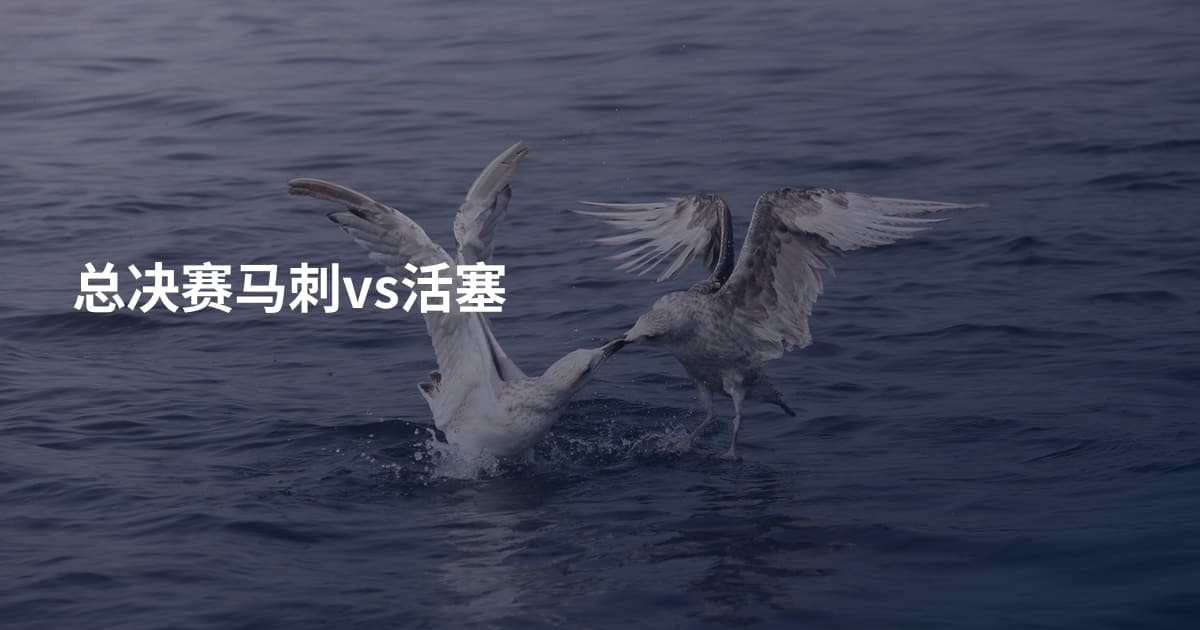 总决赛马刺vs活塞