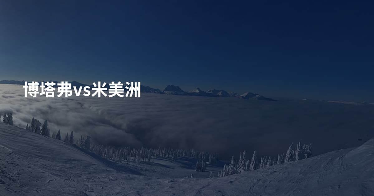 博塔弗vs米美洲