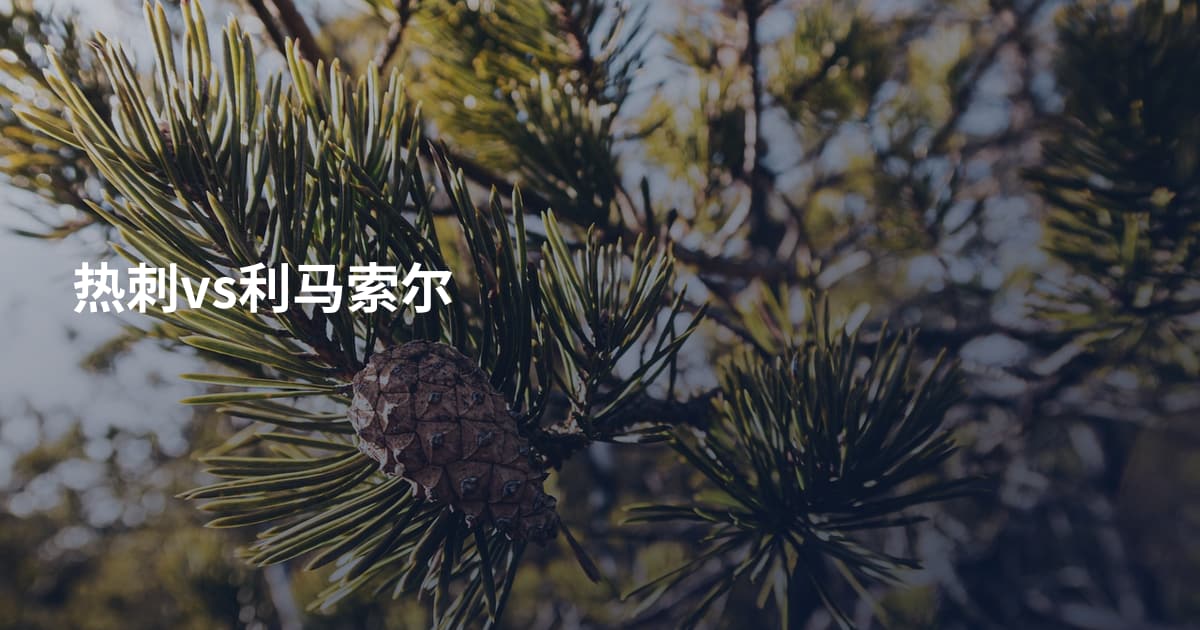 热刺vs利马索尔