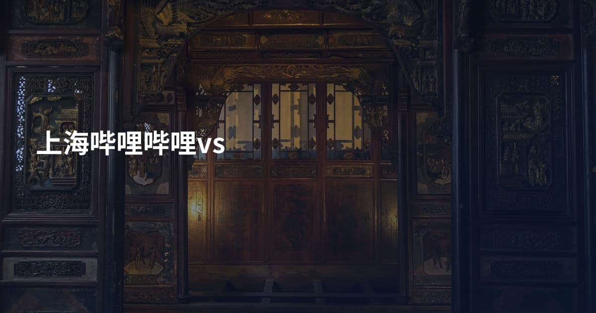 上海哔哩哔哩vs