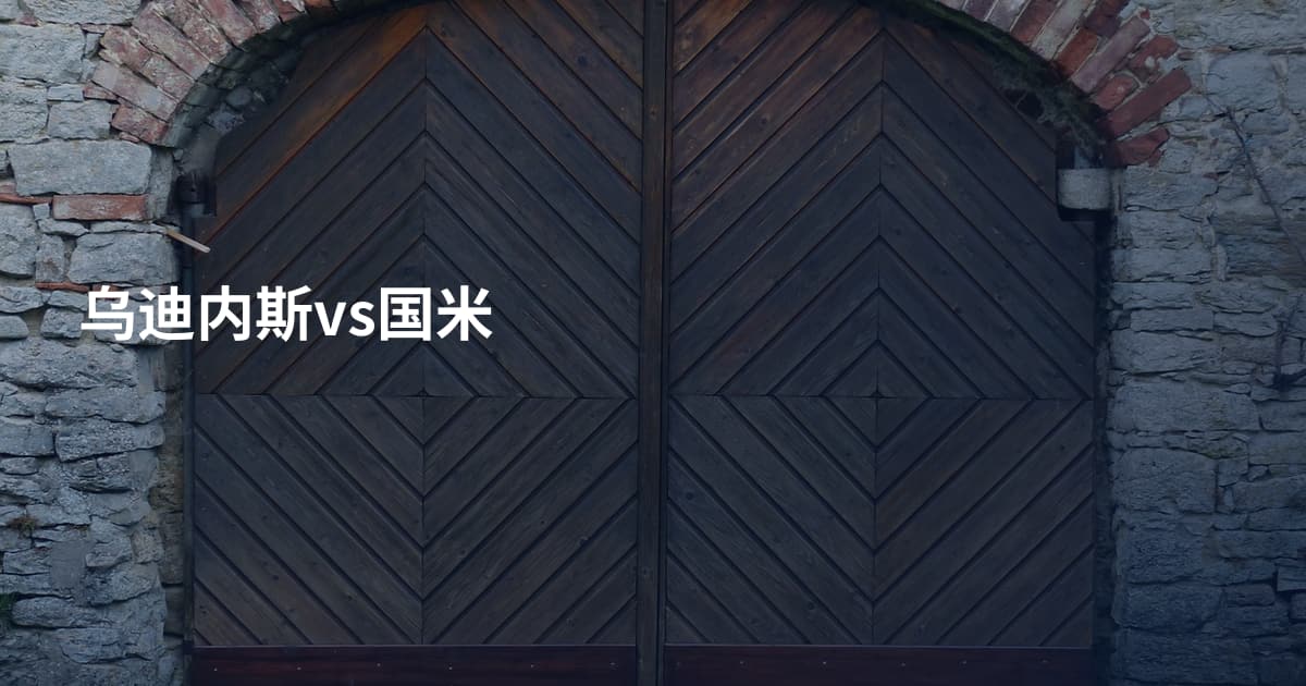 乌迪内斯vs国米