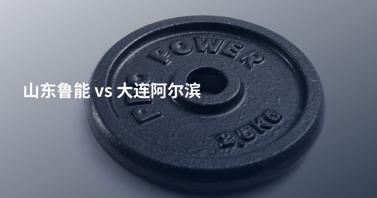 山东鲁能 vs 大连阿尔滨