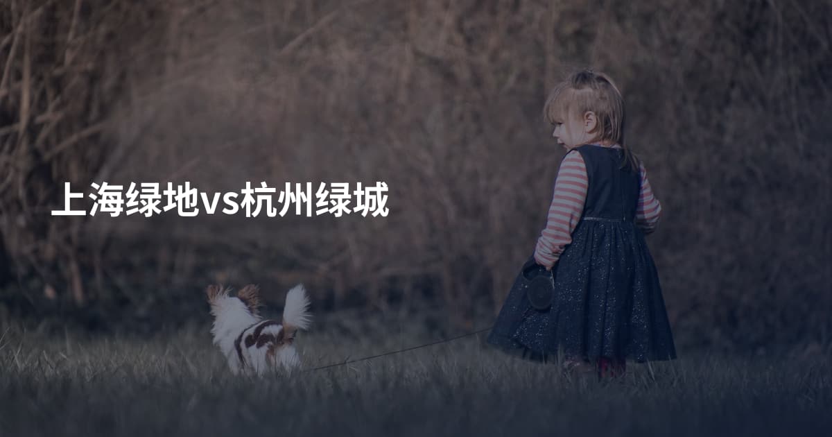 上海绿地vs杭州绿城