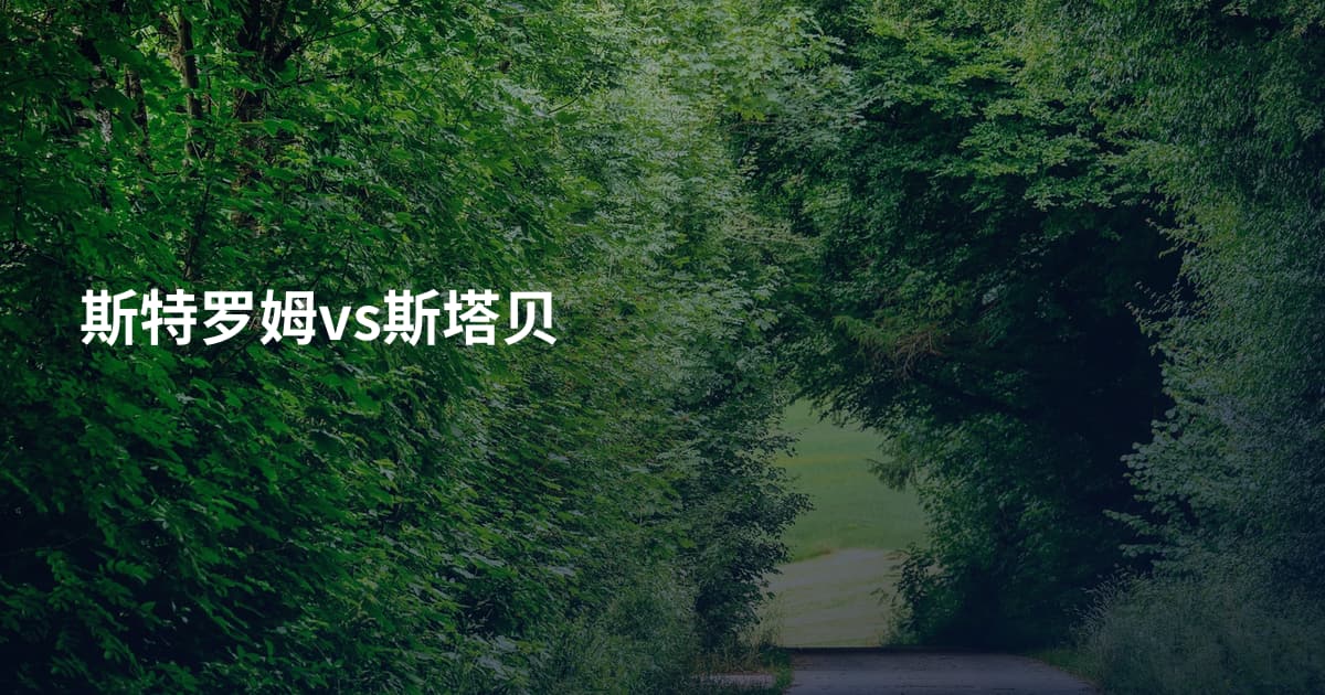 斯特罗姆vs斯塔贝