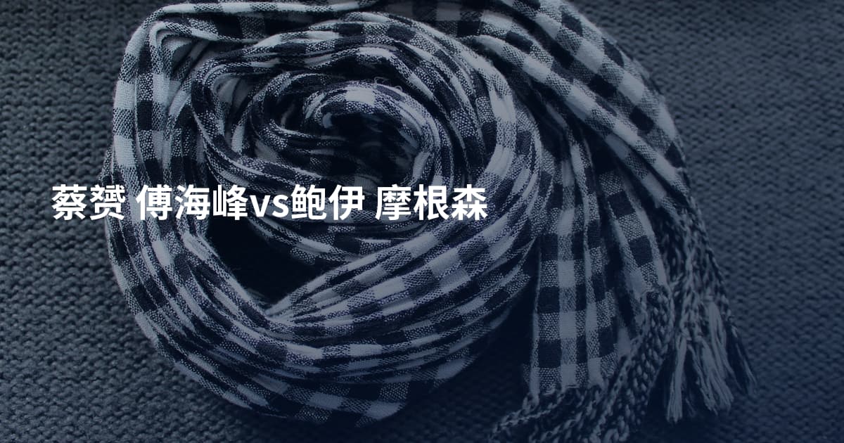 蔡赟 傅海峰vs鲍伊 摩根森