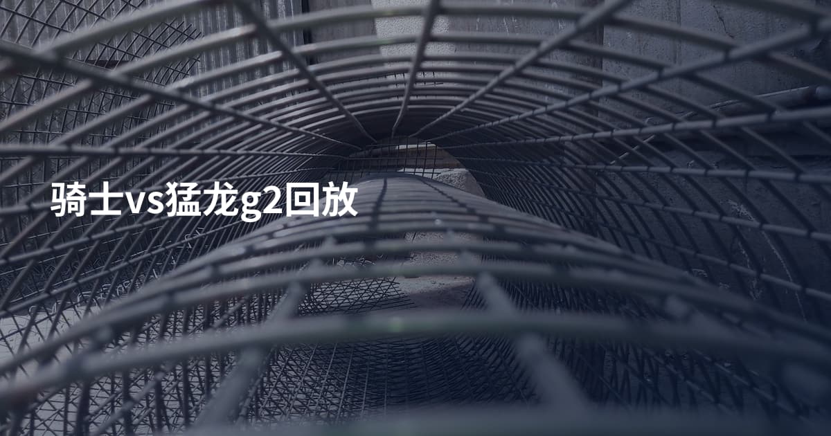 骑士vs猛龙g2回放