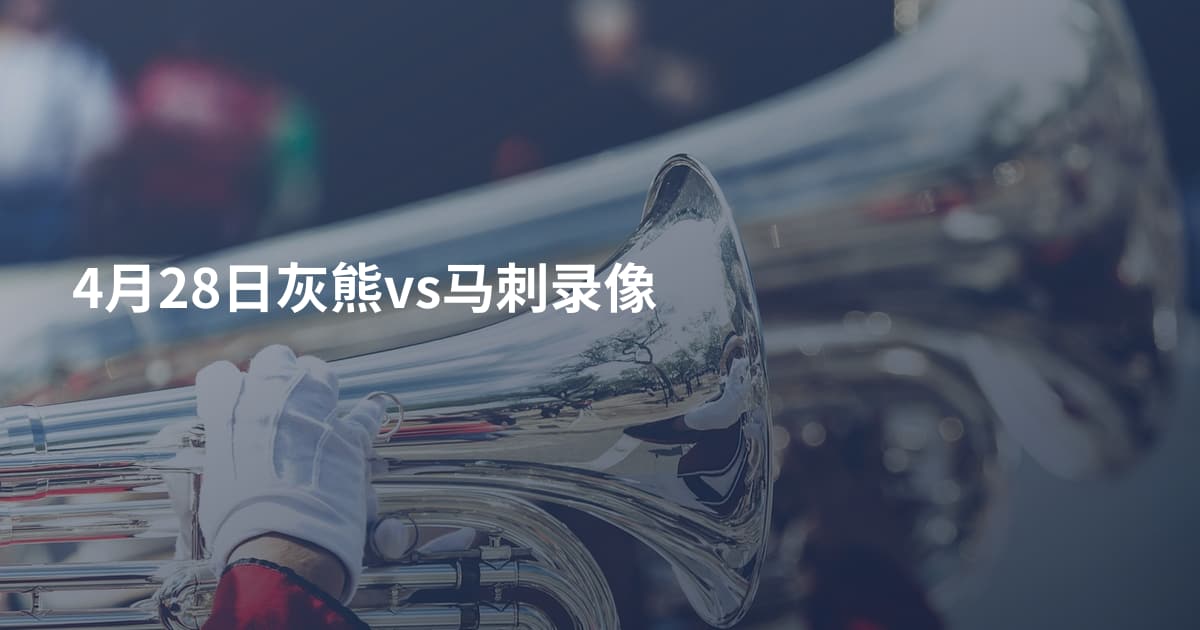 4月28日灰熊vs马刺录像