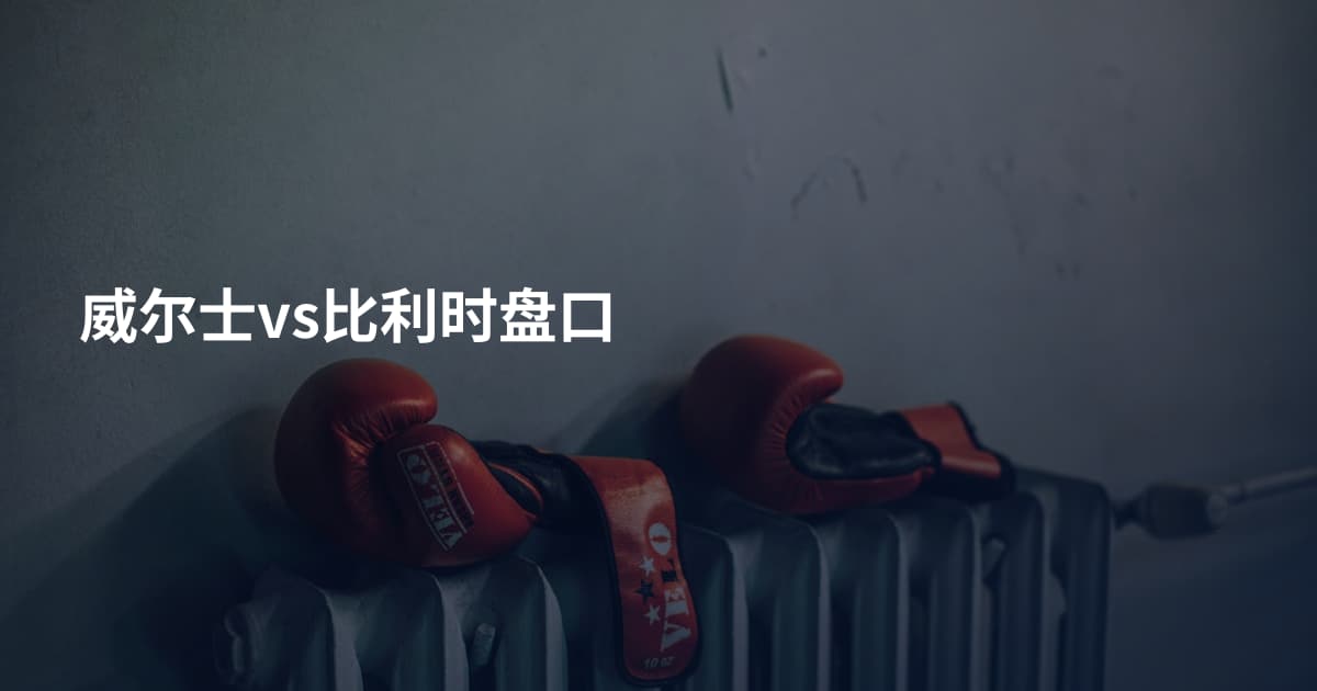 威尔士vs比利时盘口