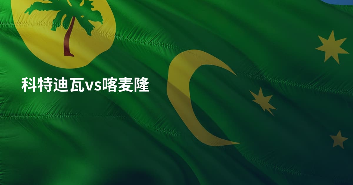 科特迪瓦vs喀麦隆