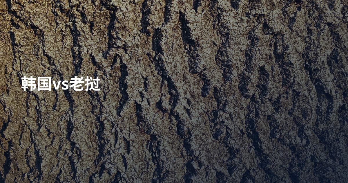 韩国vs老挝