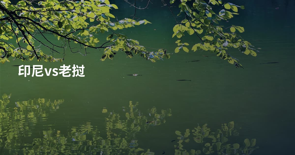 印尼vs老挝