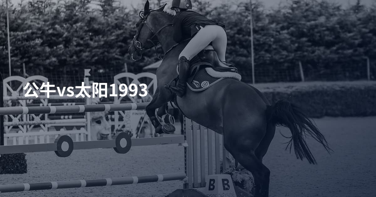 公牛vs太阳1993