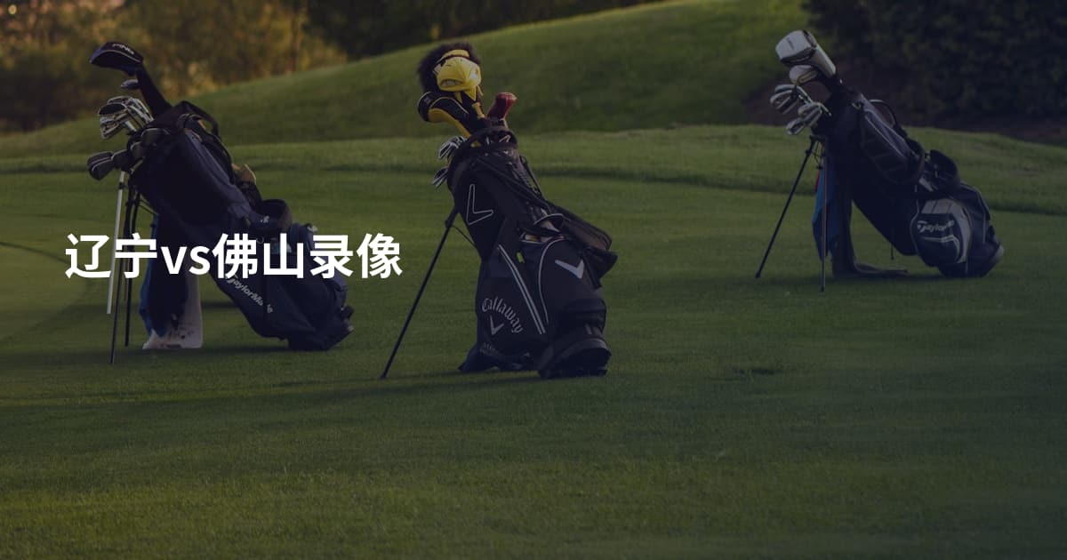 辽宁vs佛山录像
