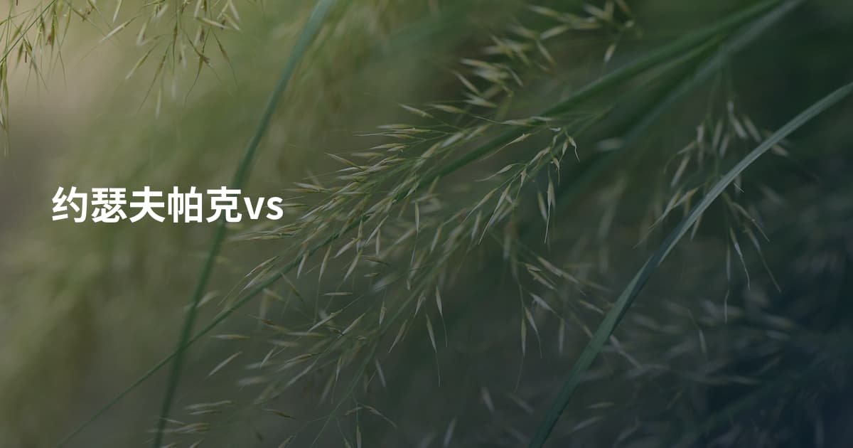 约瑟夫帕克vs