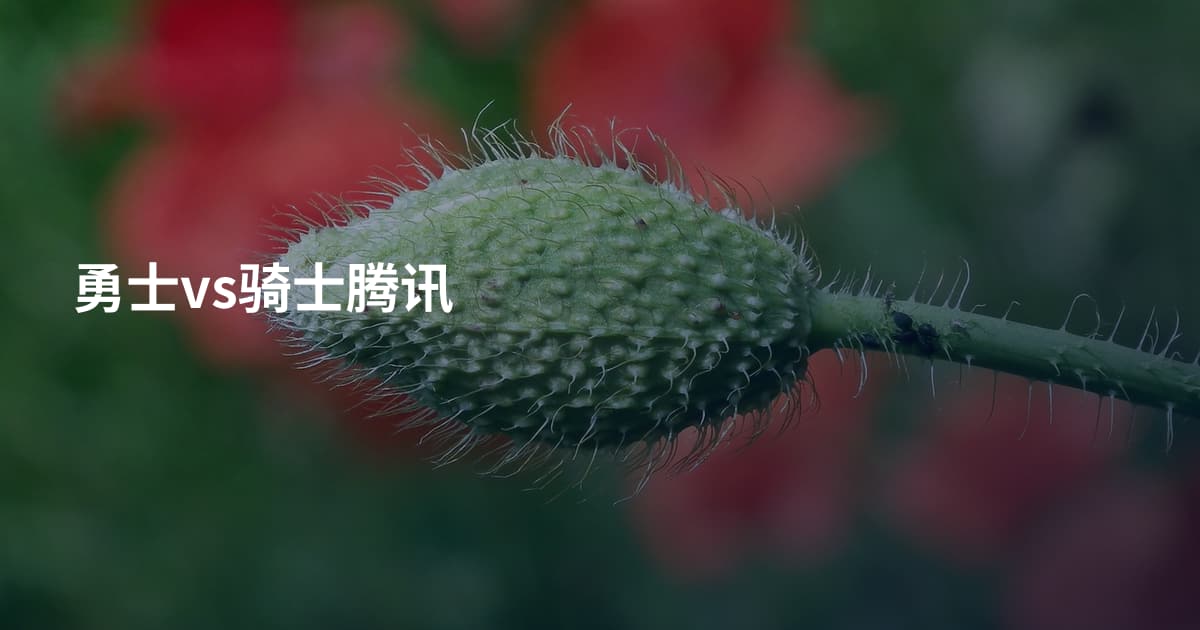 勇士vs骑士腾讯