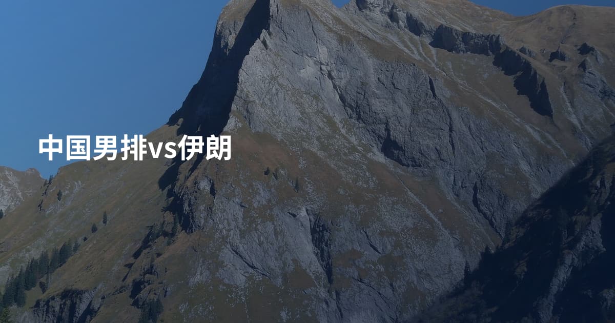 中国男排vs伊朗