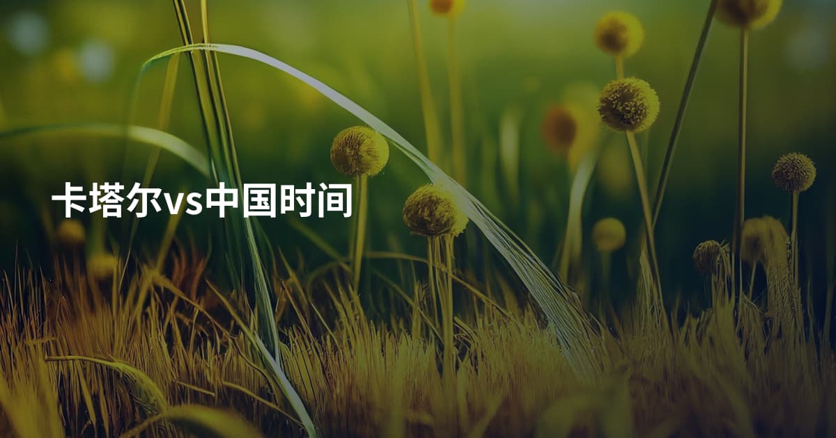 卡塔尔vs中国时间