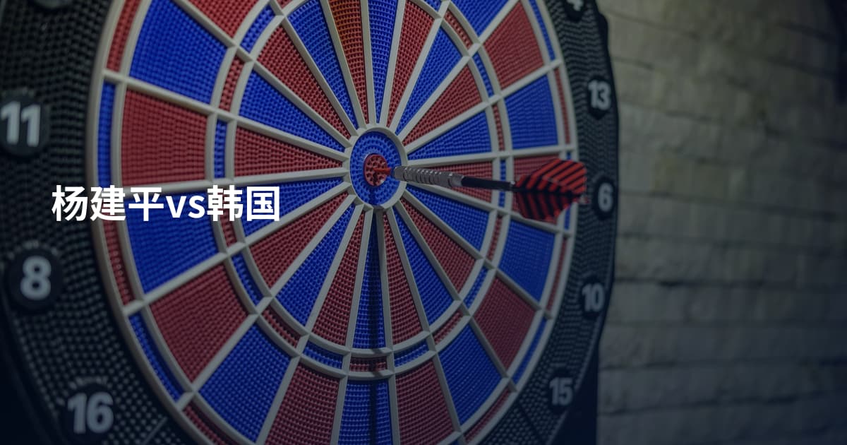 杨建平vs韩国