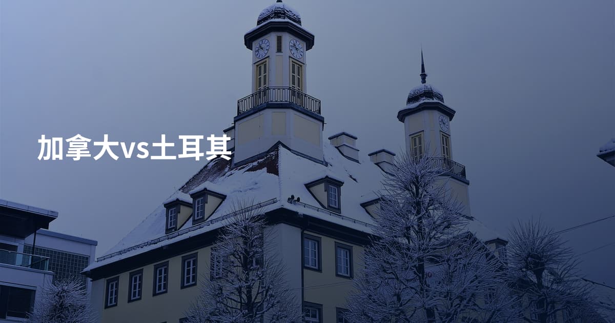 加拿大vs土耳其