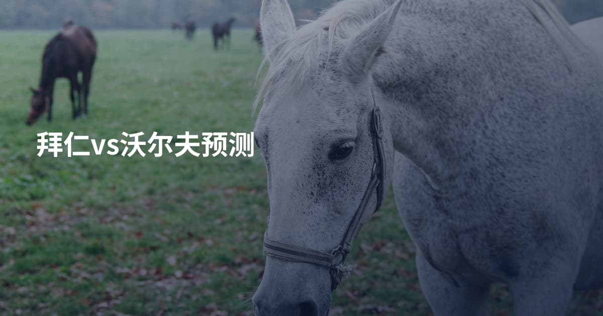 拜仁vs沃尔夫预测