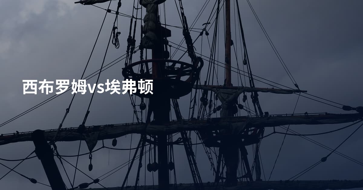西布罗姆vs埃弗顿