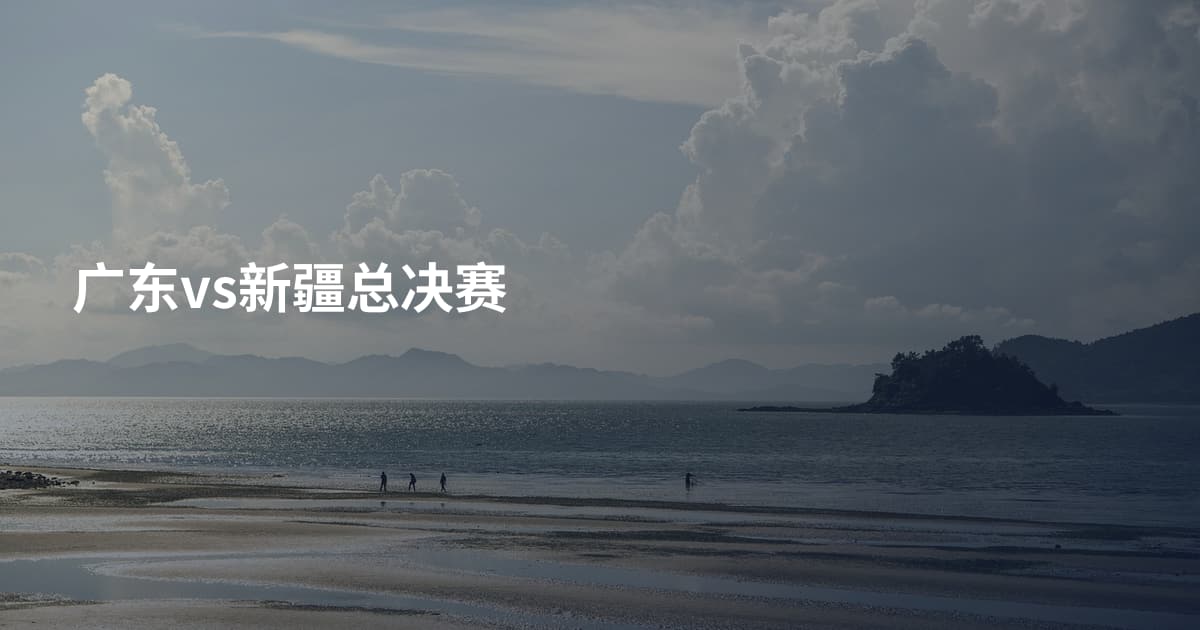 广东vs新疆总决赛
