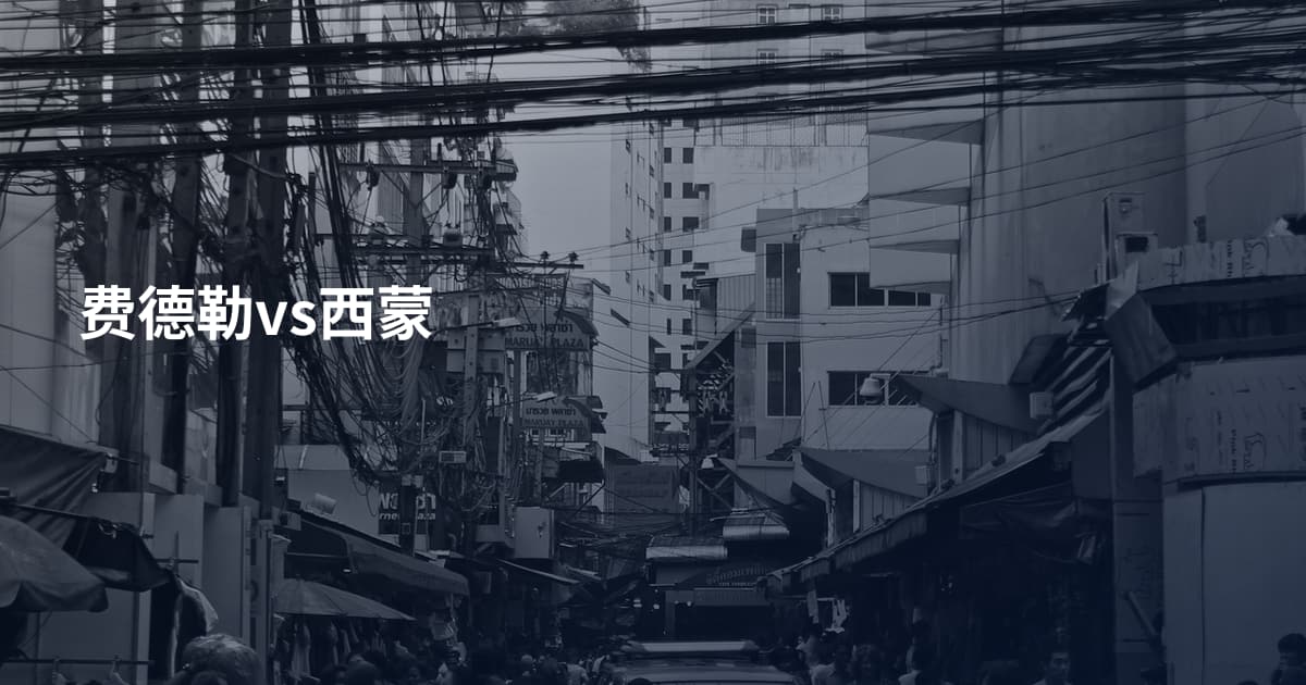 费德勒vs西蒙