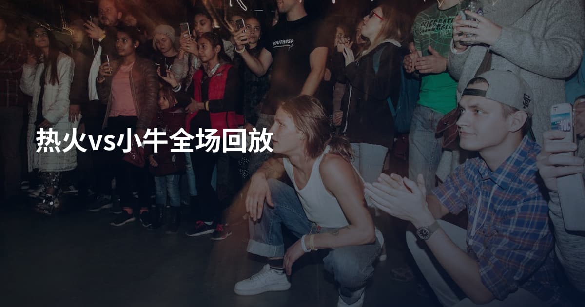 热火vs小牛全场回放
