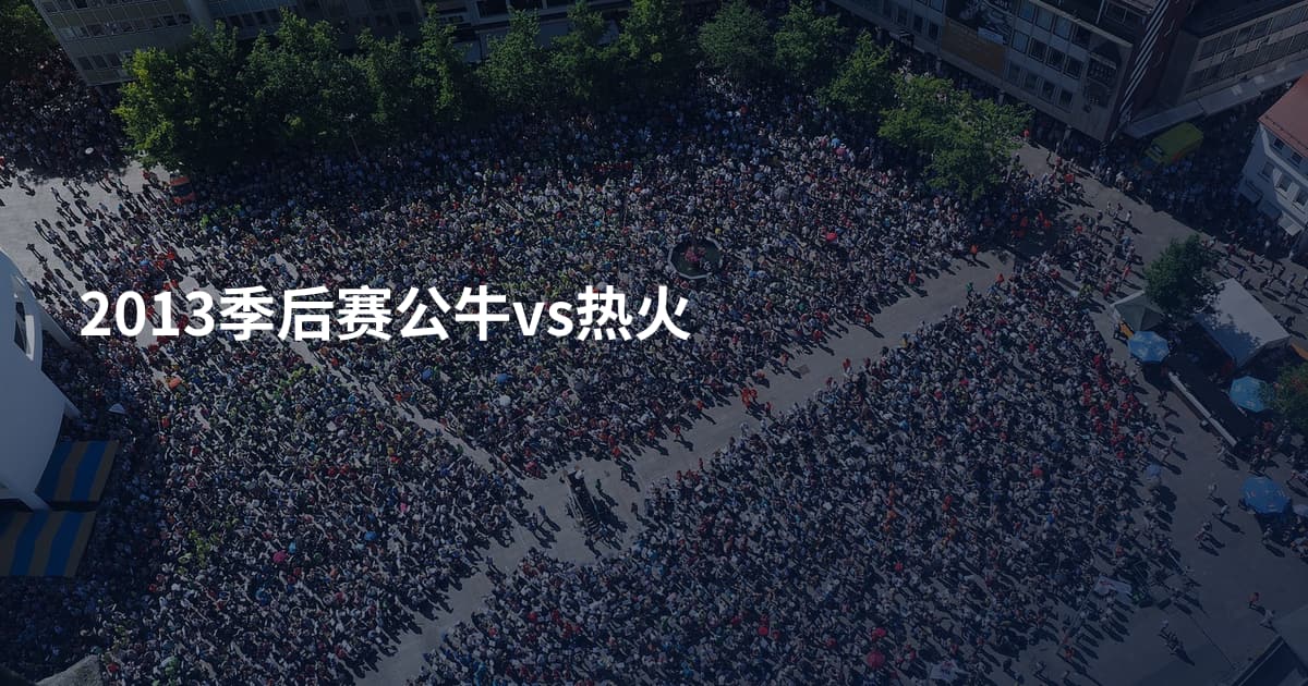 2013季后赛公牛vs热火