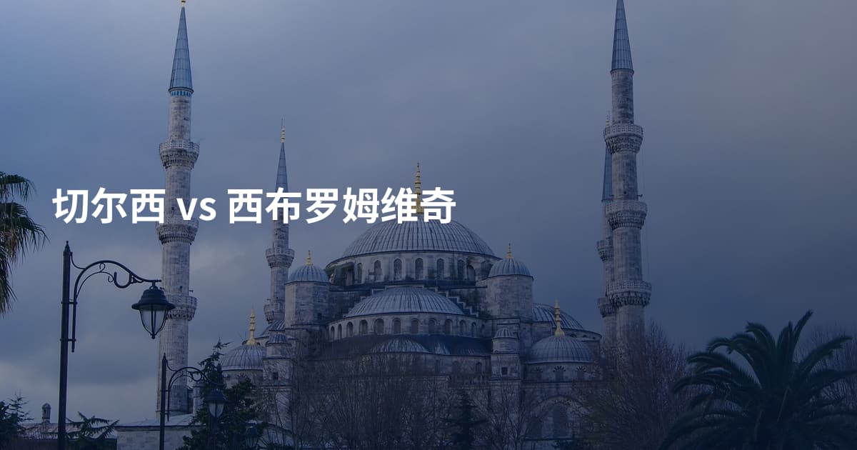 切尔西 vs 西布罗姆维奇
