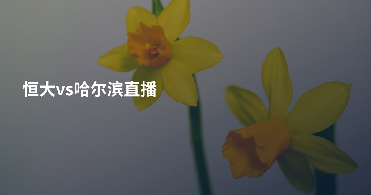 恒大vs哈尔滨直播