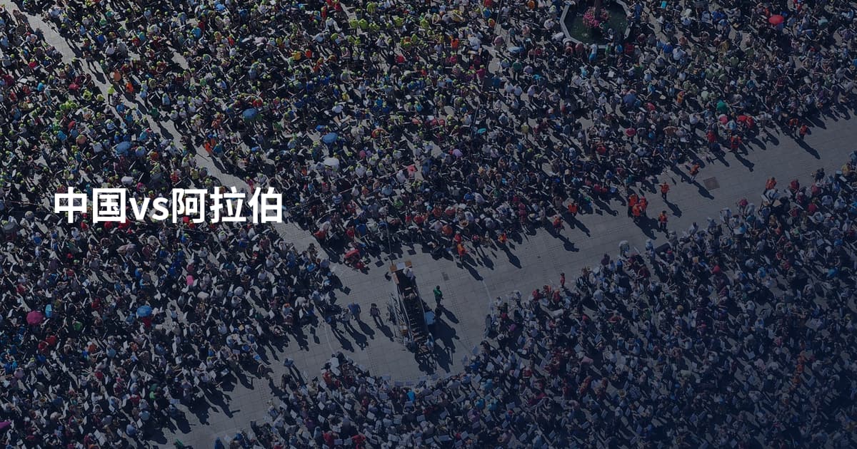中国vs阿拉伯
