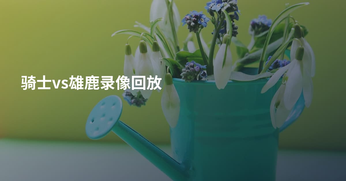 骑士vs雄鹿录像回放